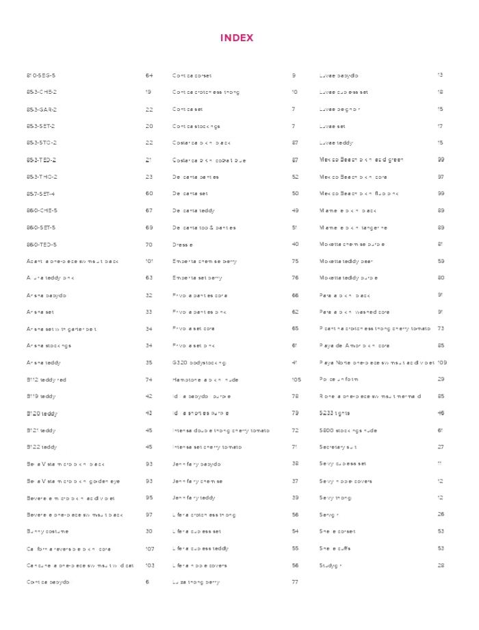 Obsessive F5d9ff4d910b11eabcf768a3c4493d5d0110  Catalogue Spring 2020 | Pantyhose Library